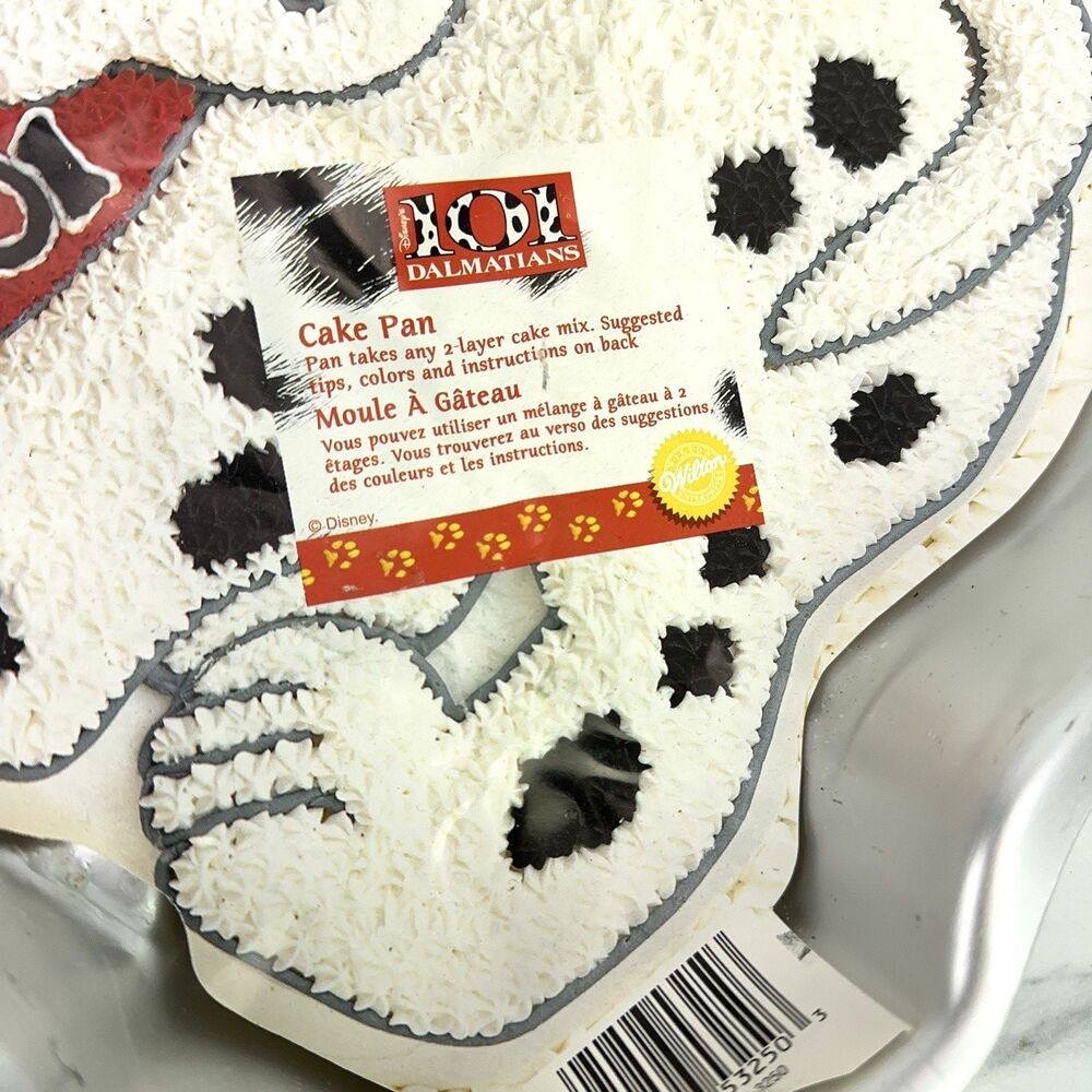 1996 Vintage Disney 101 DALMATIANS Wilton Cake Pan Mold #2105-3250 Birthday Dog - Picture 2 of 3